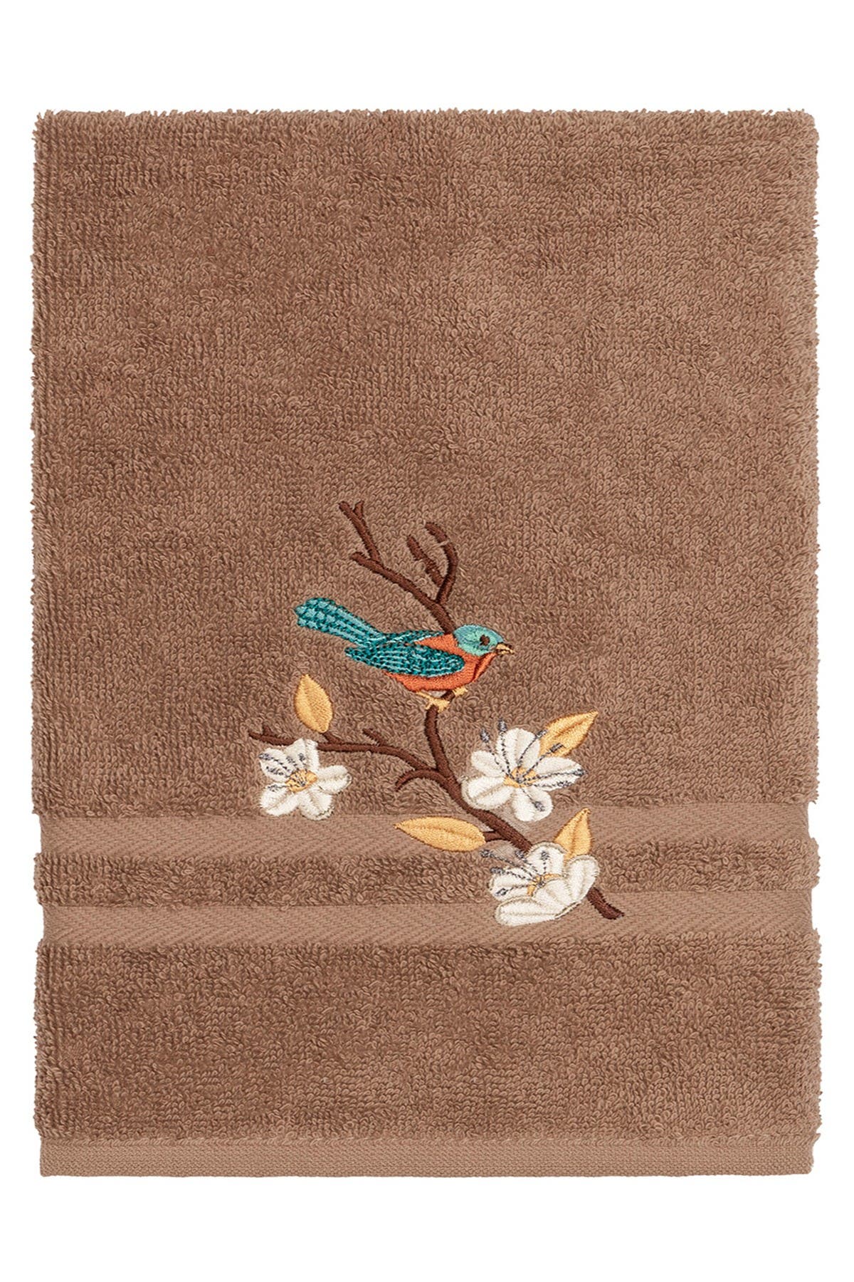 Linum Home Textiles Spring 3-Piece Embellished Towel Set - Latte ...