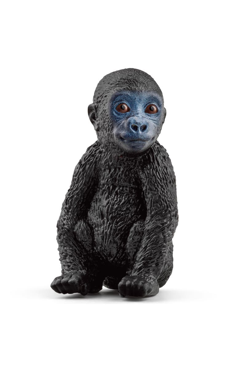 Schleich Wild Life Gorilla Family 3 Piece Animal Figurines, Alternate, color, Multicolored