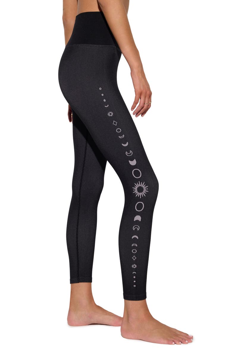 Spiritual Gangster Cosmic Harmony Icon Leggings, Alternate, color, Black