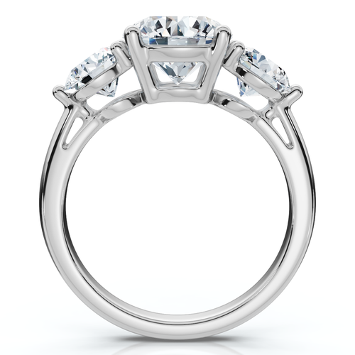 Bliss Diamond Certified 3 1/2ct Diamond Engagement Ring 14k Gold Or Platinum Lab Grown