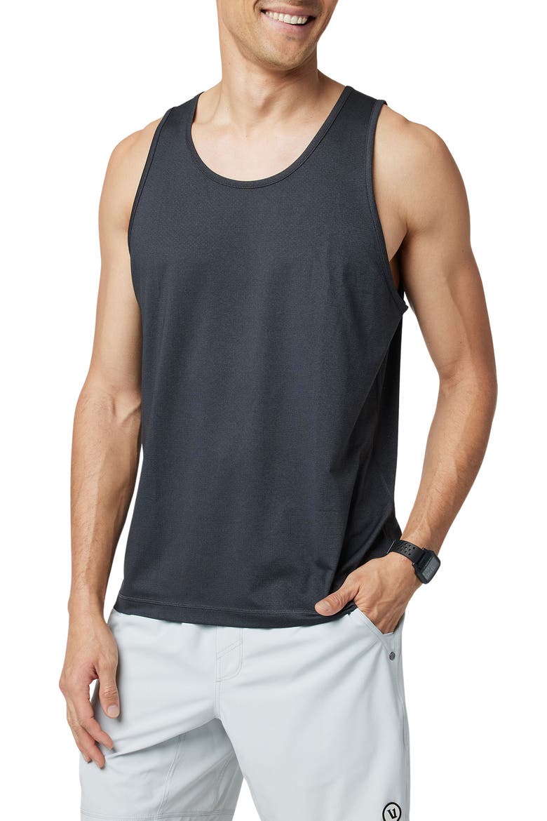 Tradewind Performance Tank 2.0, Alternate, color, BLACK HEATHER