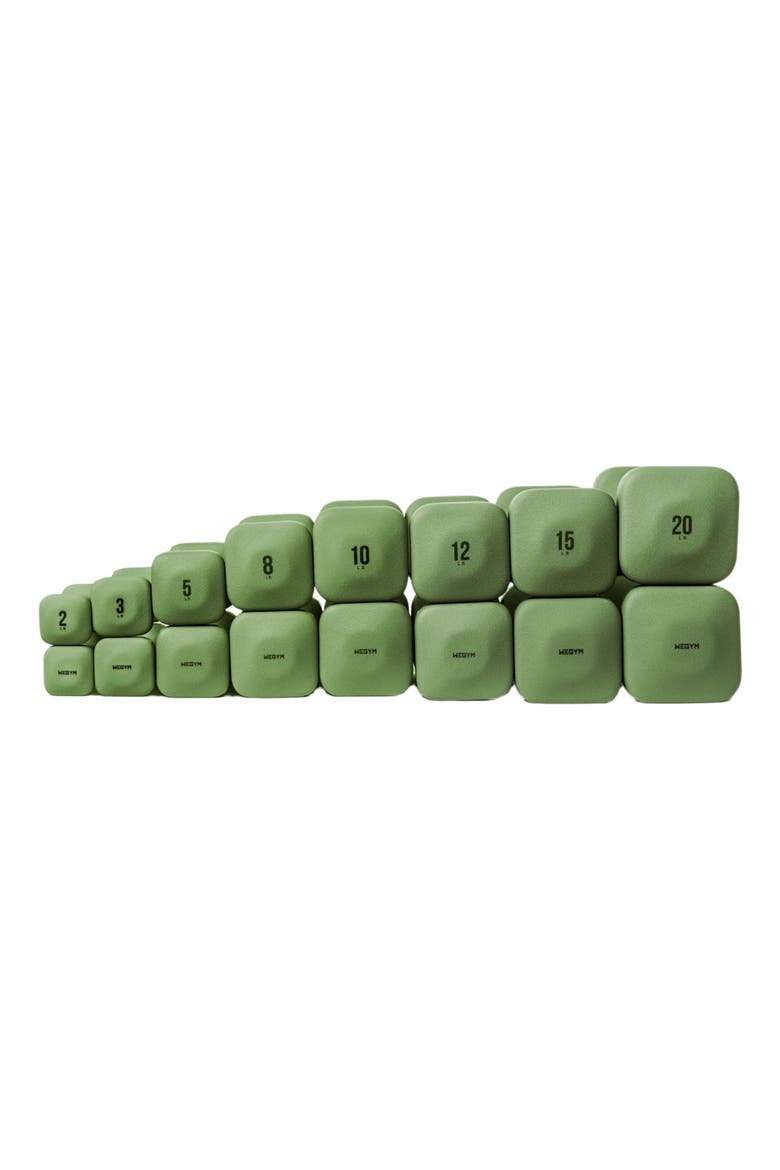 SafeGrip Dumbbells, Alternate, color, Forest