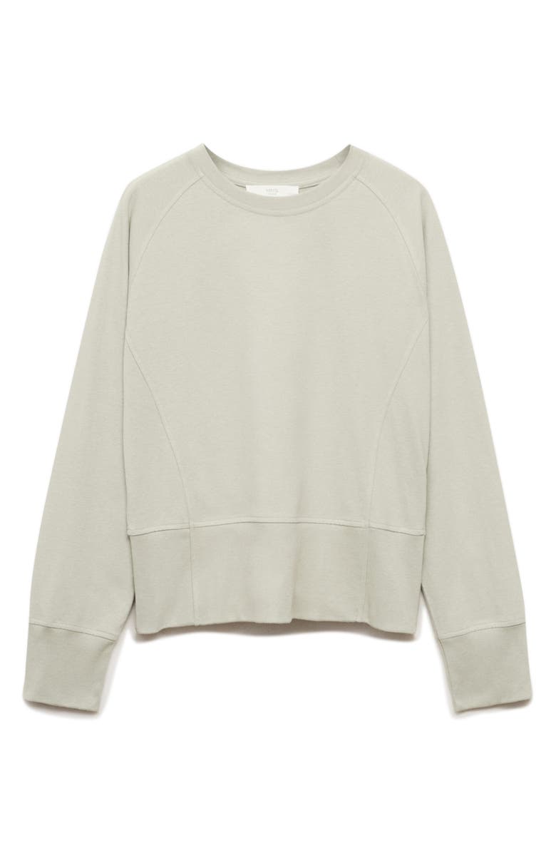 MANGO Cotton Sweatshirt, Main, color, 