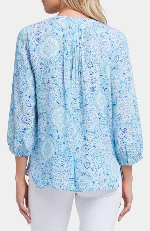 Nydj Petite Pintucked Blouse