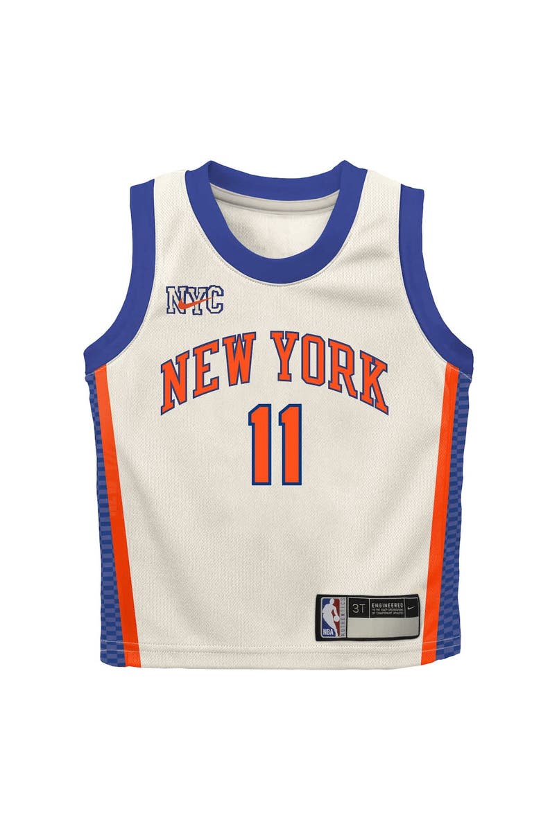 Nike Infant Nike Jalen Brunson Cream New York Knicks 2025/26 City Edition Swingman Jersey, Alternate, color, Cream