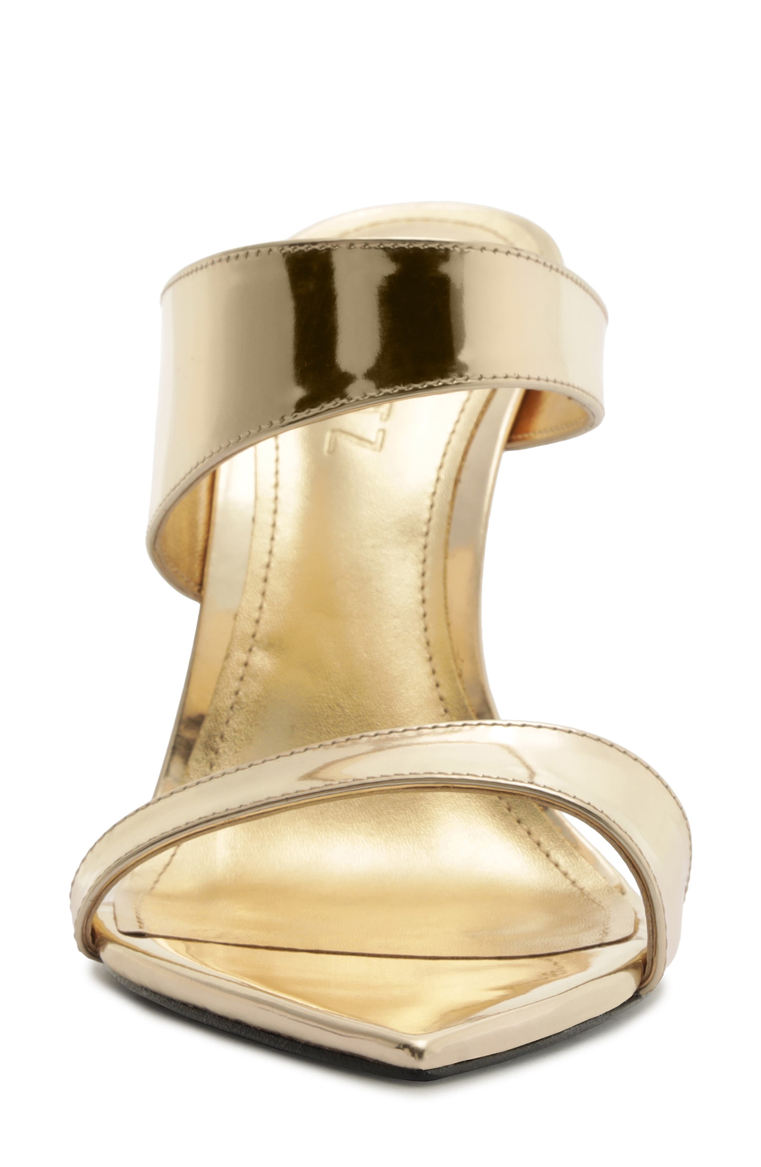 Jaselle Pointed Toe Sandal, Alternate, color, PLATINUM