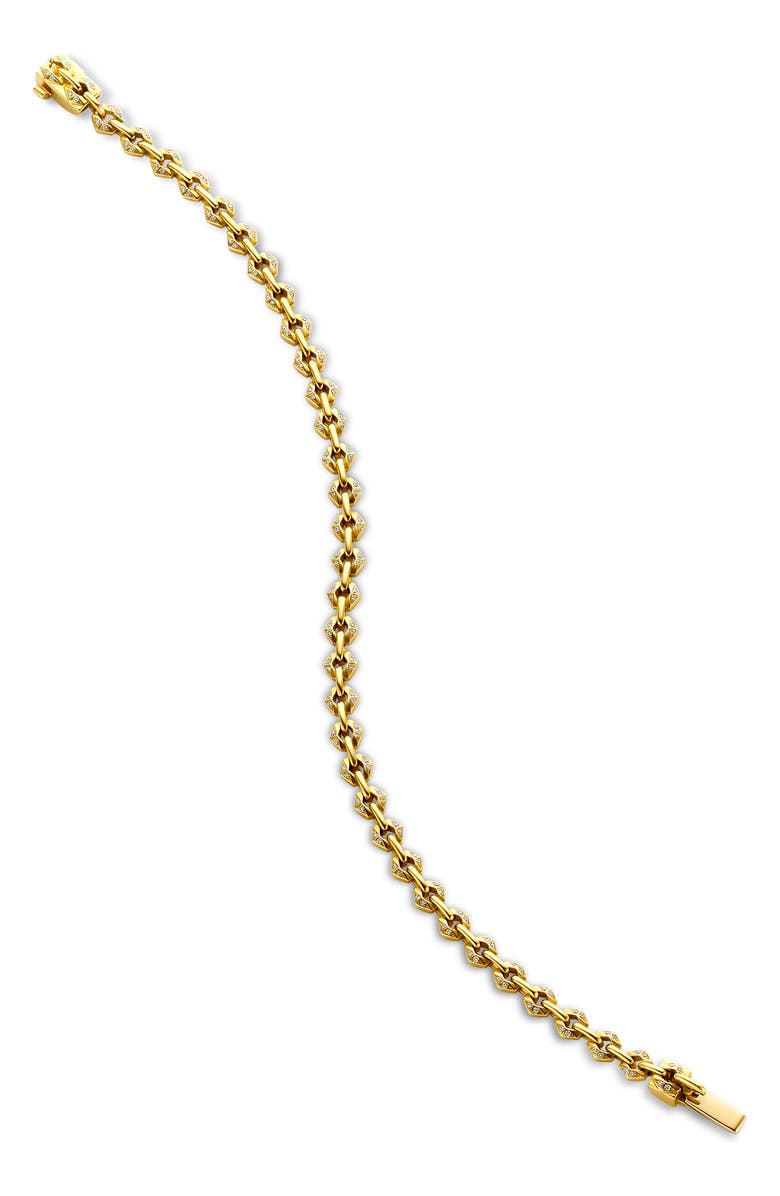 DRIES CRIEL Bond Signature Diamond Mini Bracelet, Main, color, Gold