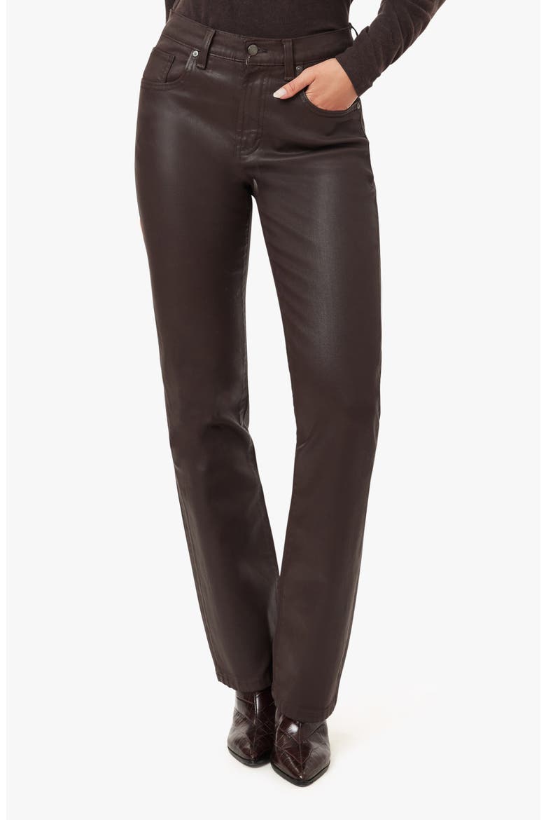 Logan Coated Bootcut Jeans, Main, color, WALNUT