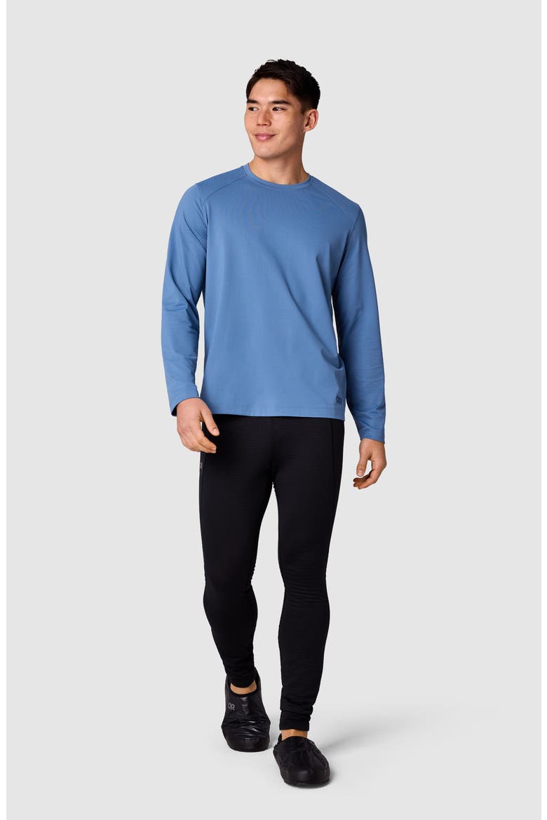 Vigor Grid Performance Fleece Pants, Alternate, color, BLACK