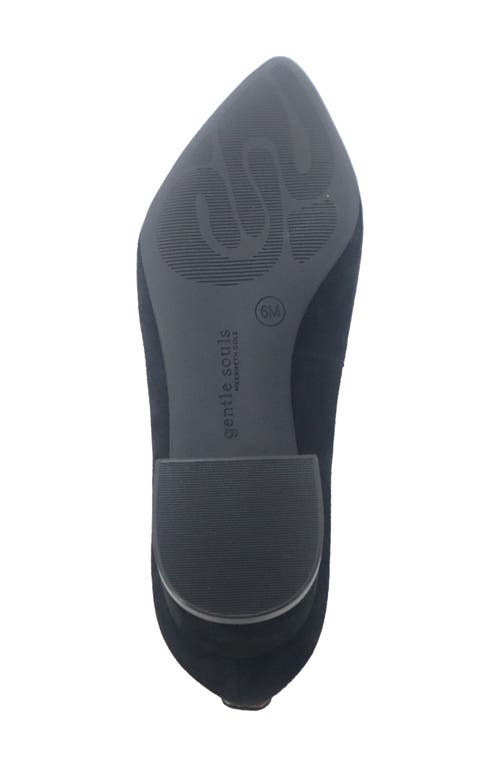 Gentle Souls Gardena Pointed Toe Pump In Black