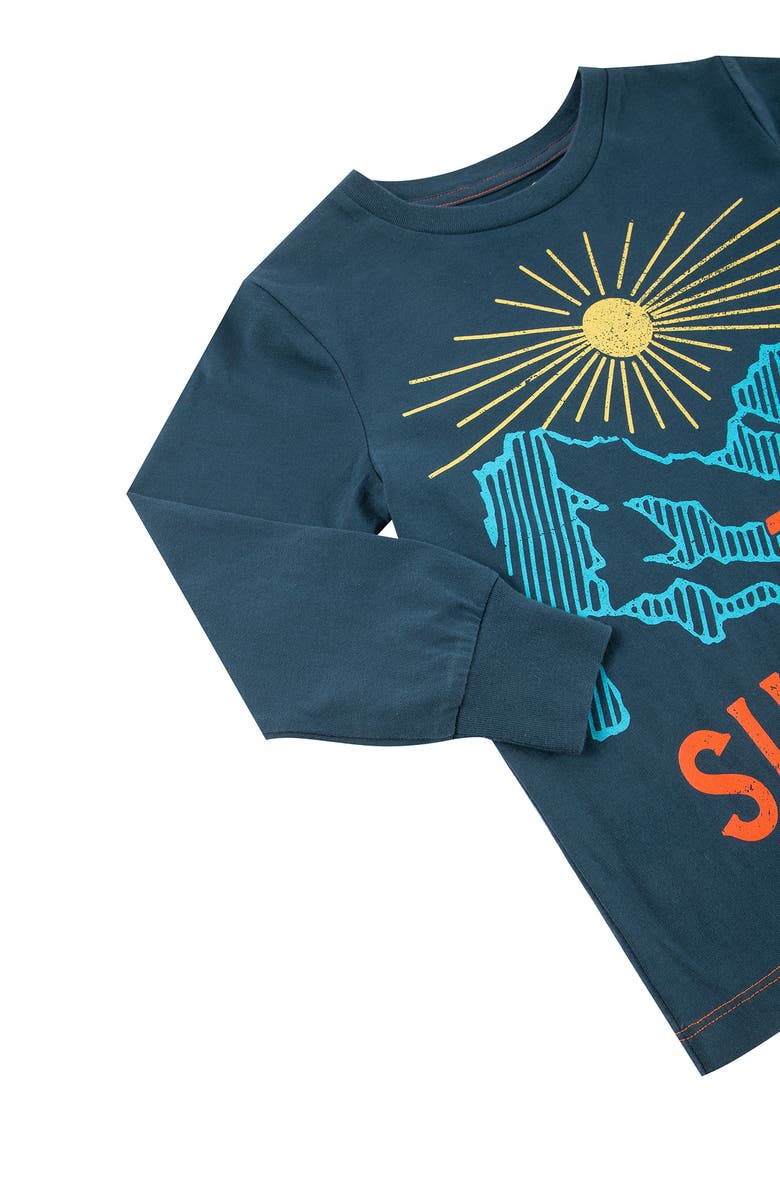 Peek Aren't You Curious Kids' Seven Summits Long Sleeve Graphic Tee, Alternate, color, 