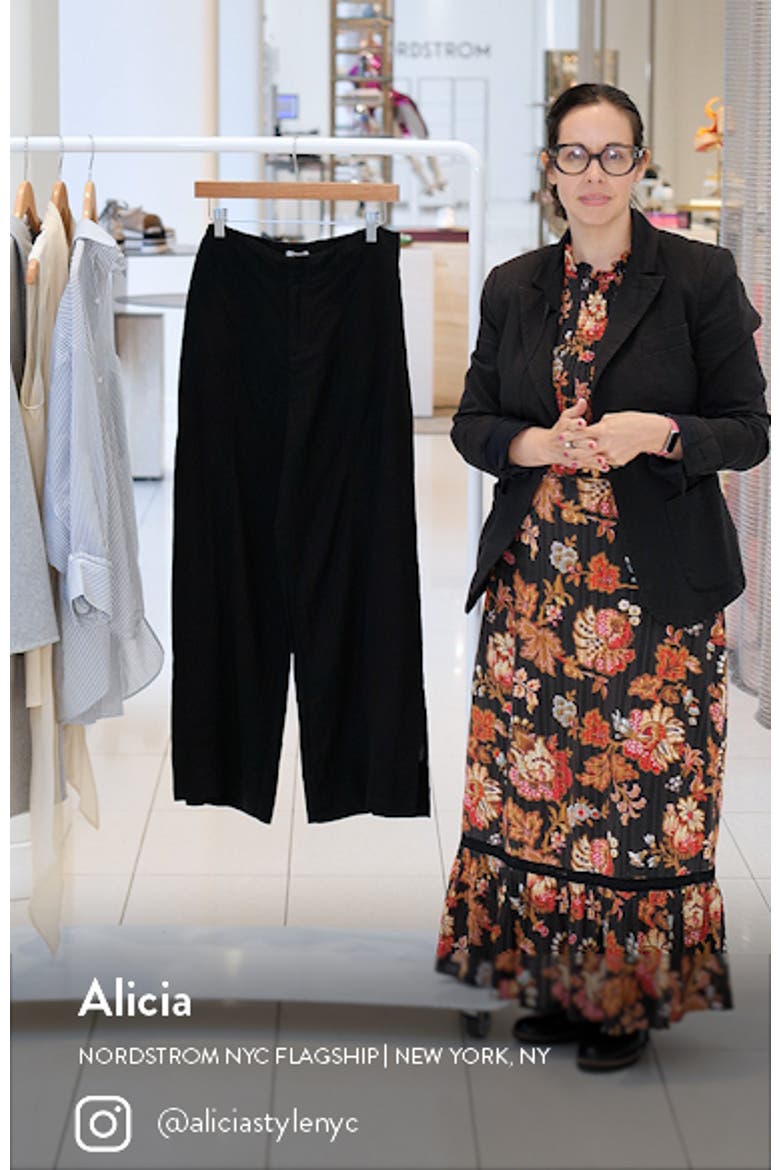 Rumba Park Wide Leg Crop Organic Linen Blend Pants video