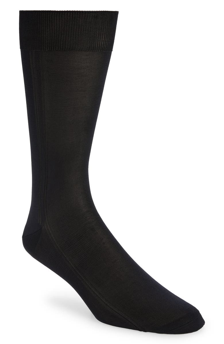 Canali Silk Dress Socks, Main, color,