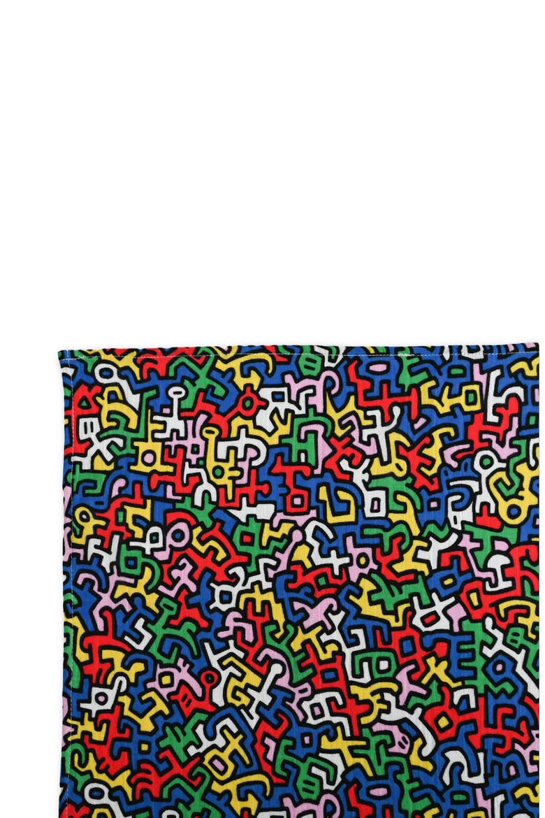 Kids' Keith Haring XL Muslin Blanket, Alternate, color, KH PRINT BRAZIL