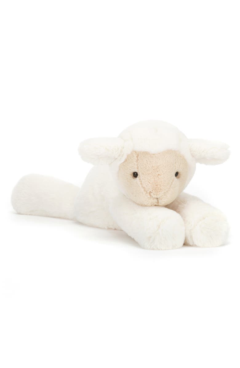 Jellycat Smudge Lamb Stuffed Animal, Main, color, 