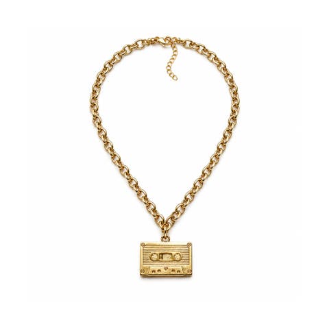 Replay Cassette Necklace