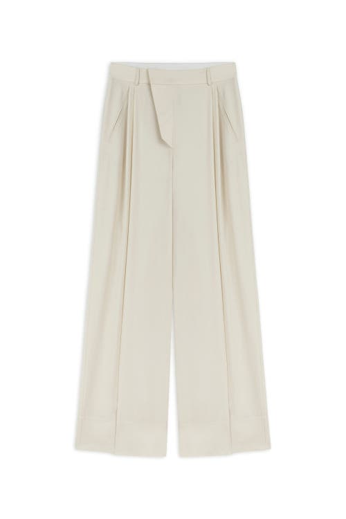 NOCTURNE NOCTURNE ASYMMETRIC PLACKET DETAIL PANTS