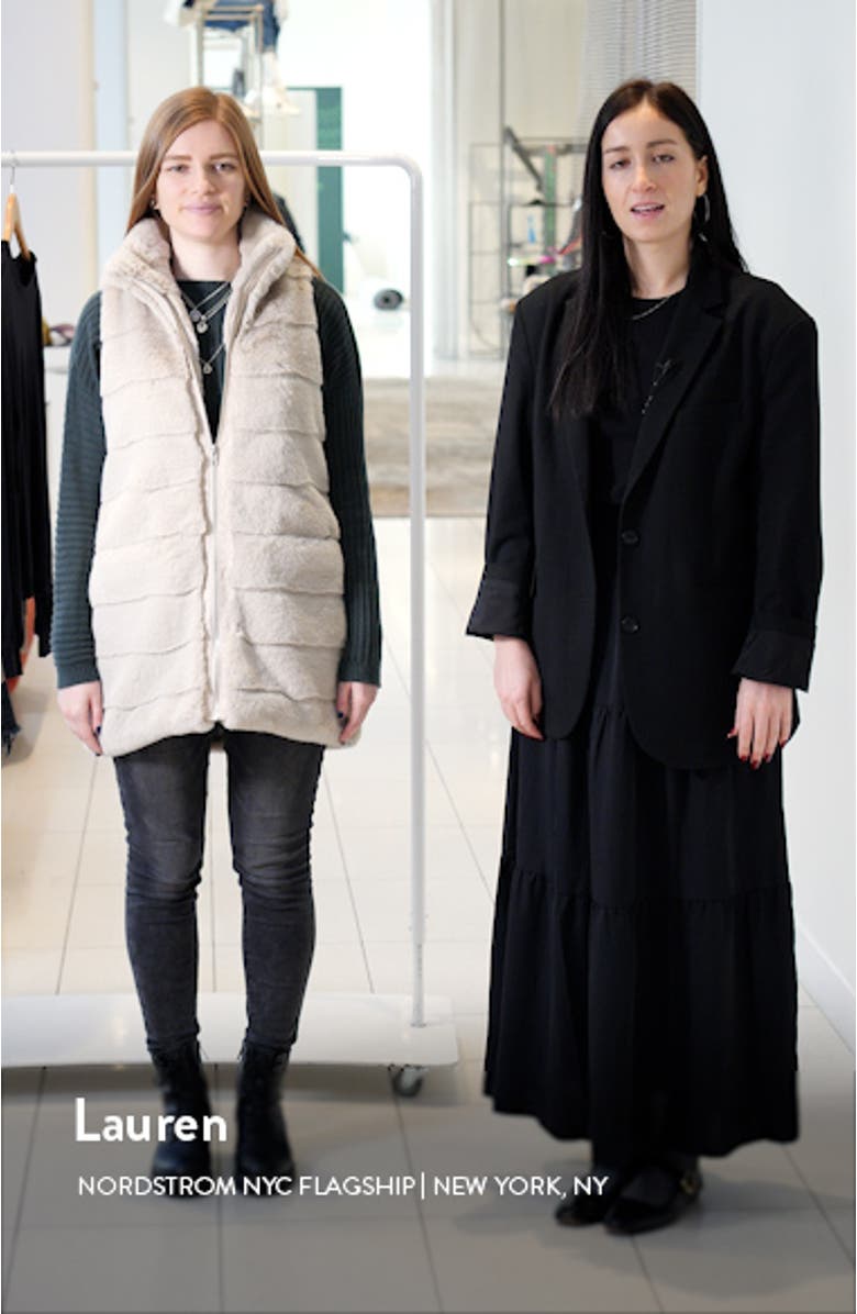 Faux Fur Vest, sales video thumbnail