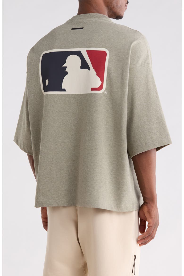 MLB Graphic Cotton T-Shirt, Alternate, color, SEAL HEATHER
