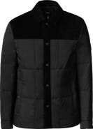 Mackage Henrick Mixed Media Insulated Water Resistant Shirt Jacket