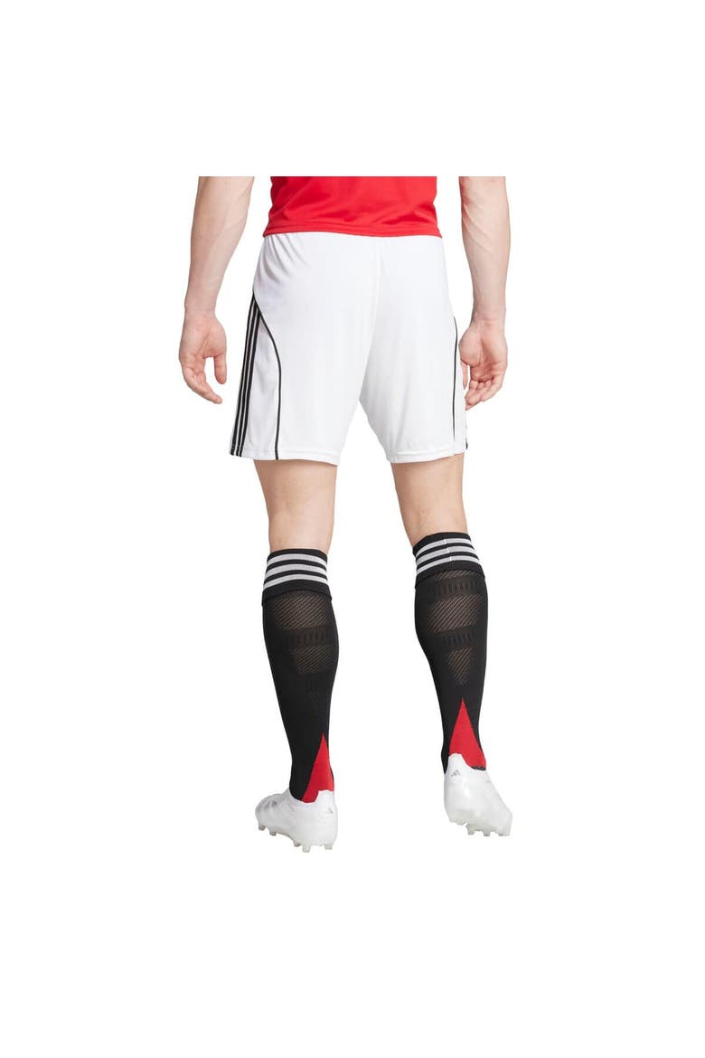 Men's adidas  White Manchester United 2025/26 Home AEROREADY Replica Shorts, Alternate, color, White