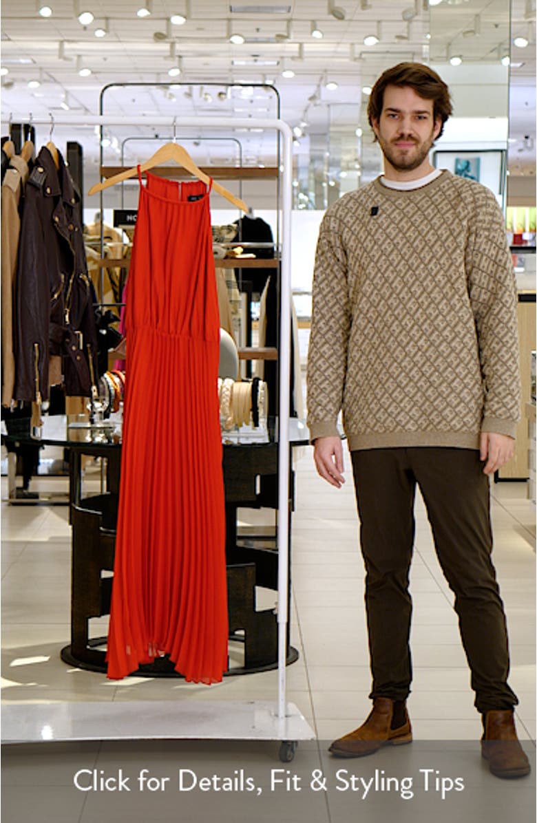 Pleated Midi Dress, sales video thumbnail