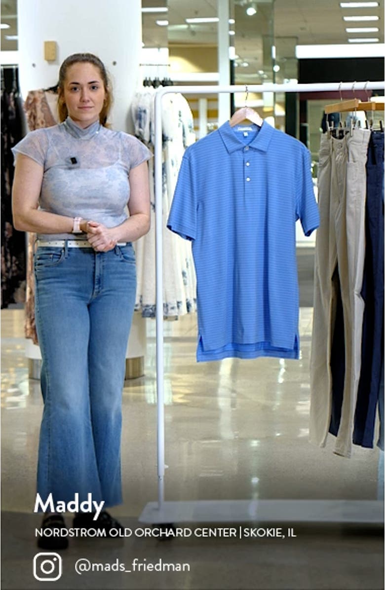 Baltic Stripe Performance Golf Polo, sales video thumbnail