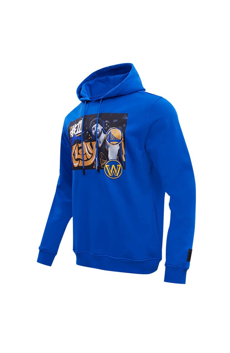 PRO STANDARD Men's Pro Standard Klay Thompson Royal Golden State Warriors Player Yearbook Pullover Hoodie, Alternate, color, 
