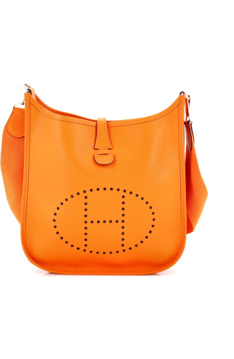 Pre-Owned Hermes Evelyne Bag Gen II Epsom PM, Main, color, Orange H