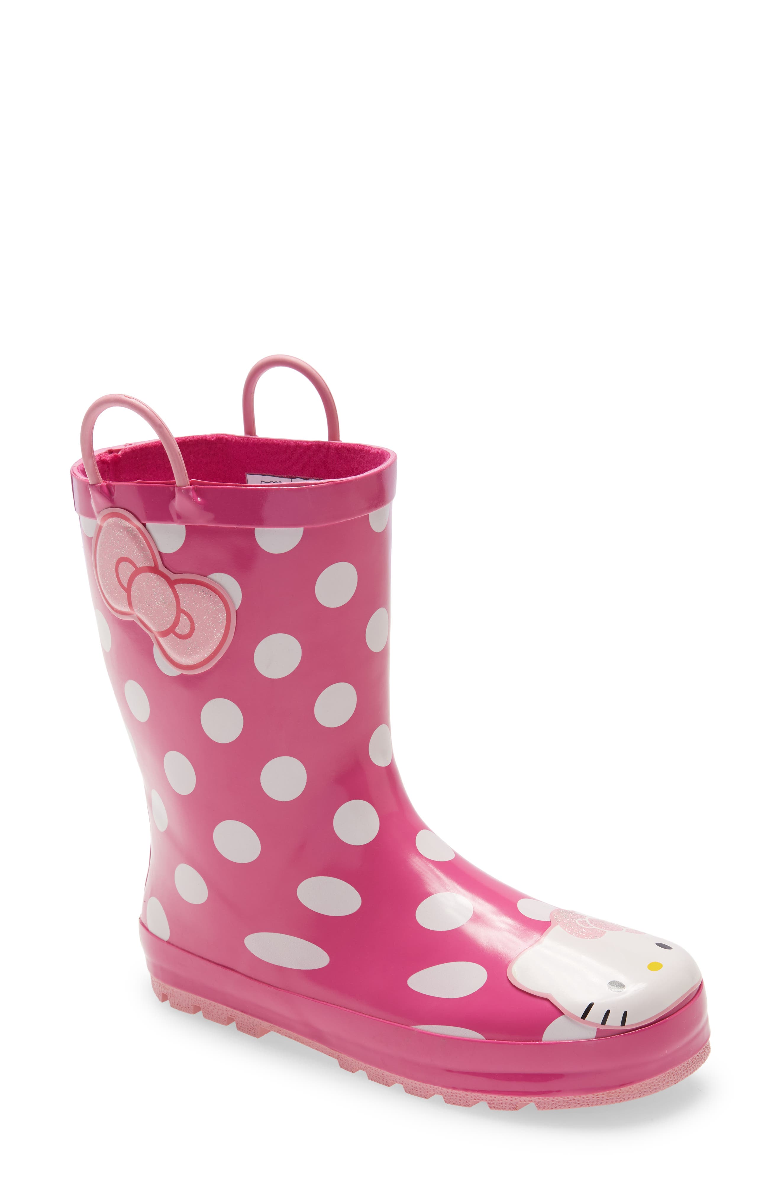 Western Chief Hello Kitty<sup>®</sup> - Cutie Dot Waterproof Rain Boot, Alternate, color, 