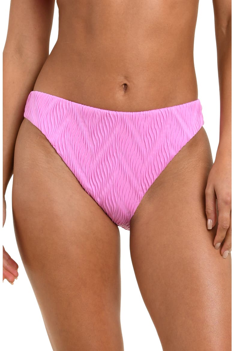 Ethereal Echo Mid Waist Bikini Bottoms, Main, color, BLUSH