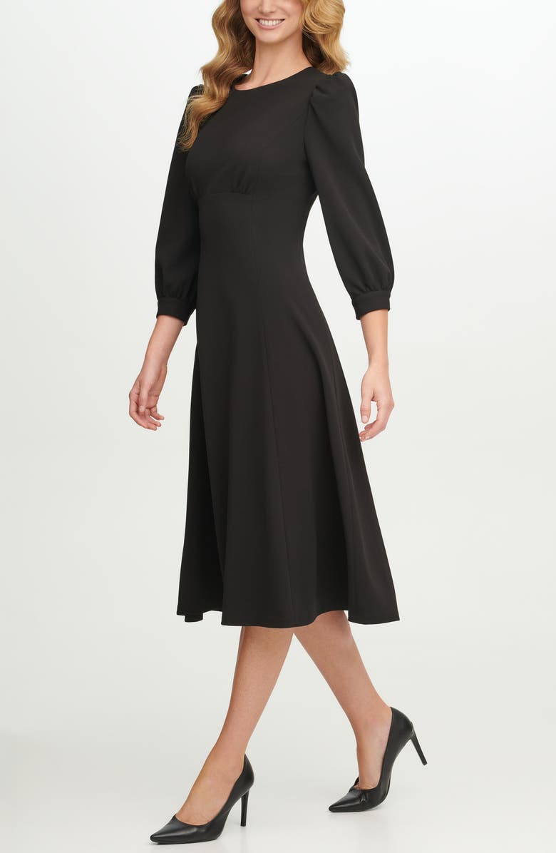 green emerald velvet dress Calvin Klein Sleeve Scuba Crepe Empire Waist Dress, Indigo, 6 at Amazon  Women's Clothing store