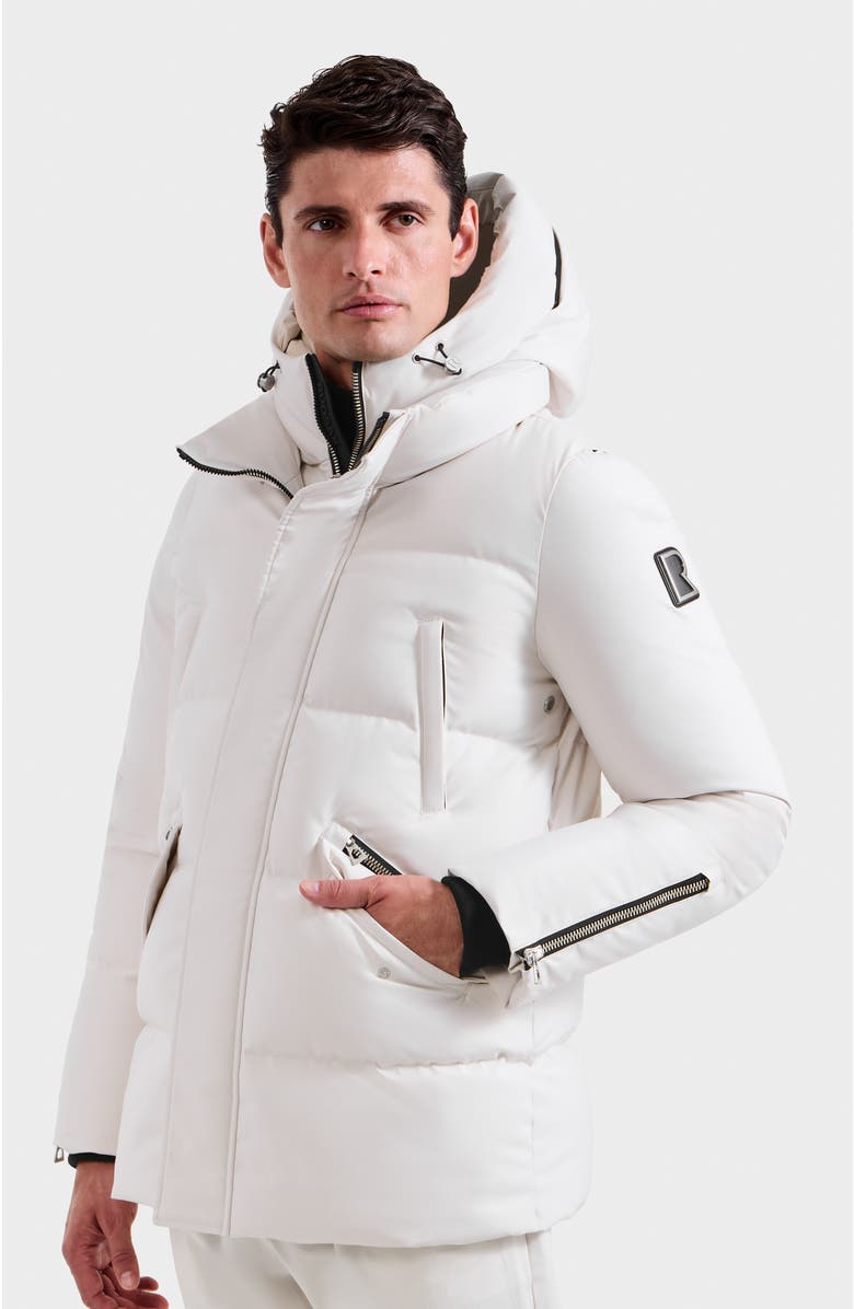 Rudsak Apollo Heritage Quilted Down Parka, Alternate, color, Vanilla