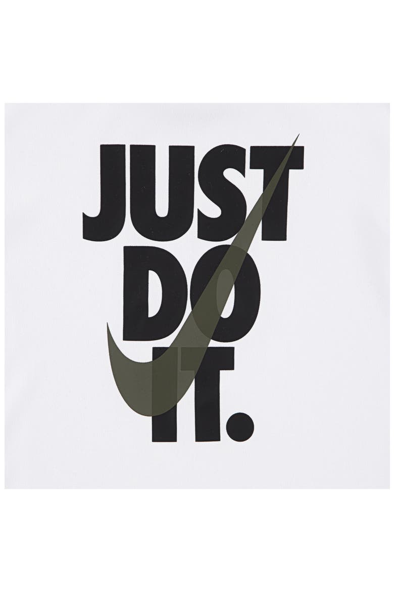 Just Do It Shirt & Shorts Set, Alternate, color, MEDIUM OLIVE