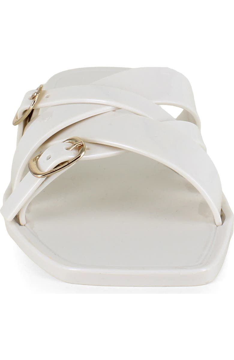 Kensie Jellie Slide Sandal, Alternate, color, Off White