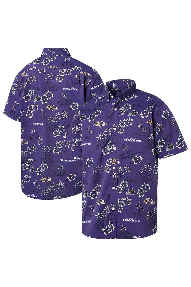 Men's Reyn Spooner Purple Baltimore Ravens Kekai Button-Up Shirt, Main, color, Purple