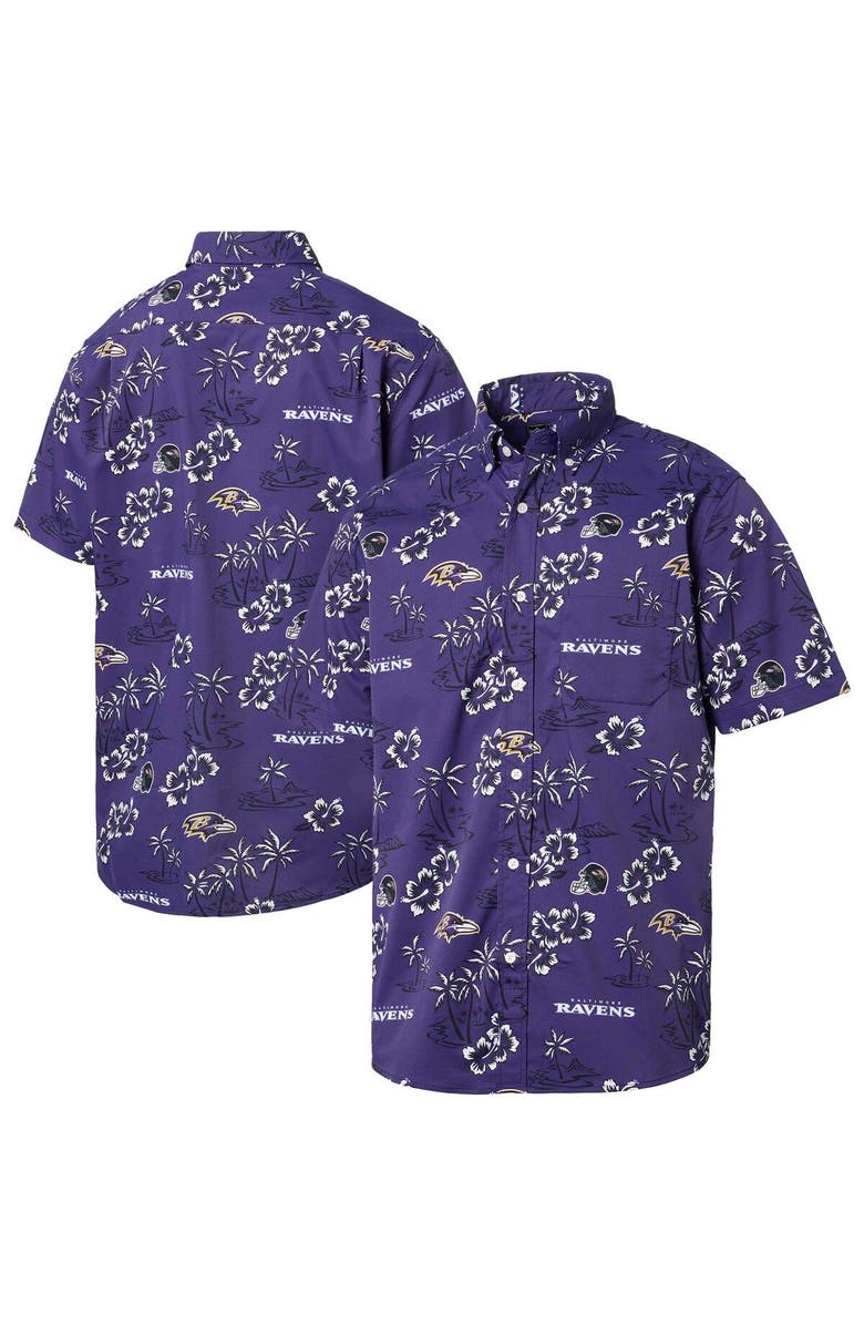 Reyn Spooner Men's Reyn Spooner Purple Baltimore Ravens Kekai Button-Up Shirt, Main, color, Purple