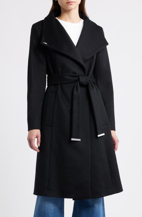 Calegan Wool & Cashmere Wrap Coat