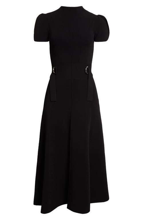 3.1 Phillip Lim Compact Rib Tulip Dress In Black