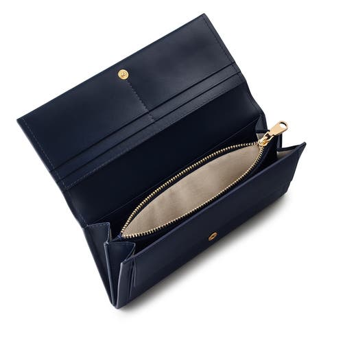 Radley London Heritage Lane Large Flapover Wallet In Ink