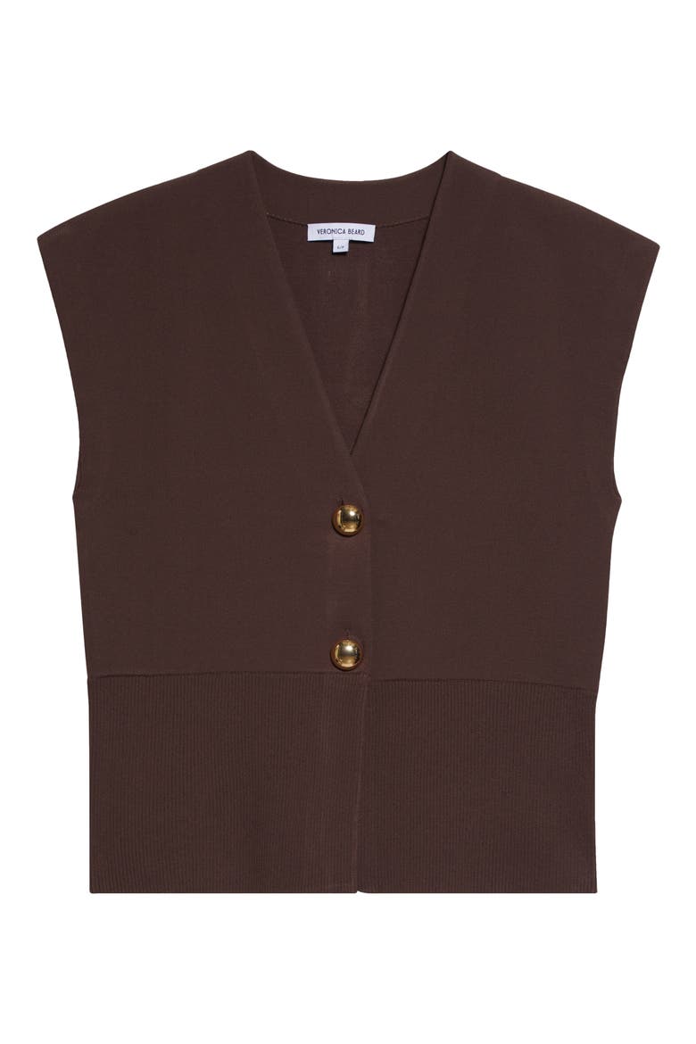 Isador Sweater Vest, Alternate, color, DARK MOCHA