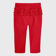 CITY THREADS Girls Ruffle Butt Soft 100% Cotton Leggings
