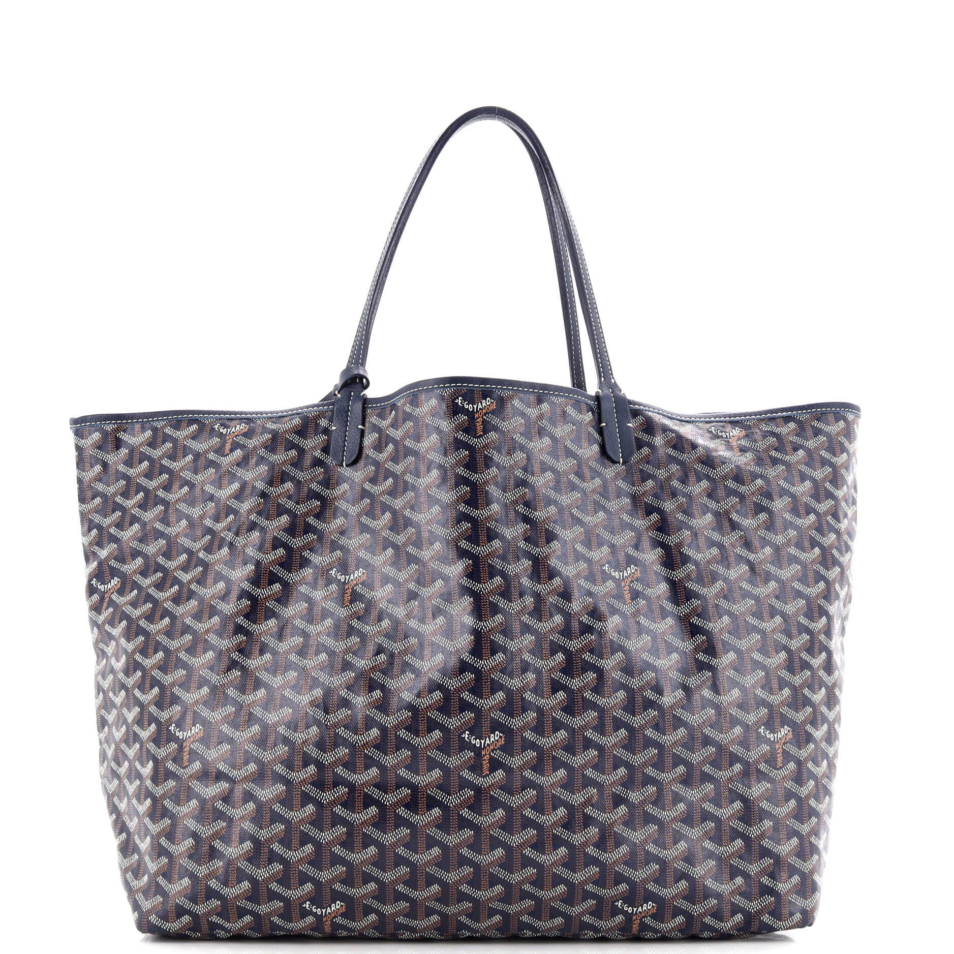 Pre-Owned Goyard Saint Louis Tote Coated Canvas GM, Alternate, color, 