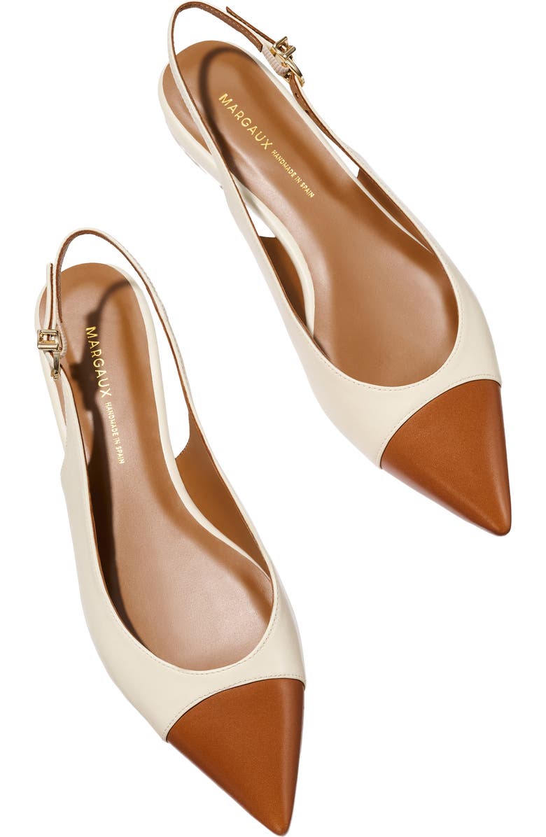 MARGAUX The Elise, Alternate, color, Cotton And Saddle Nappa