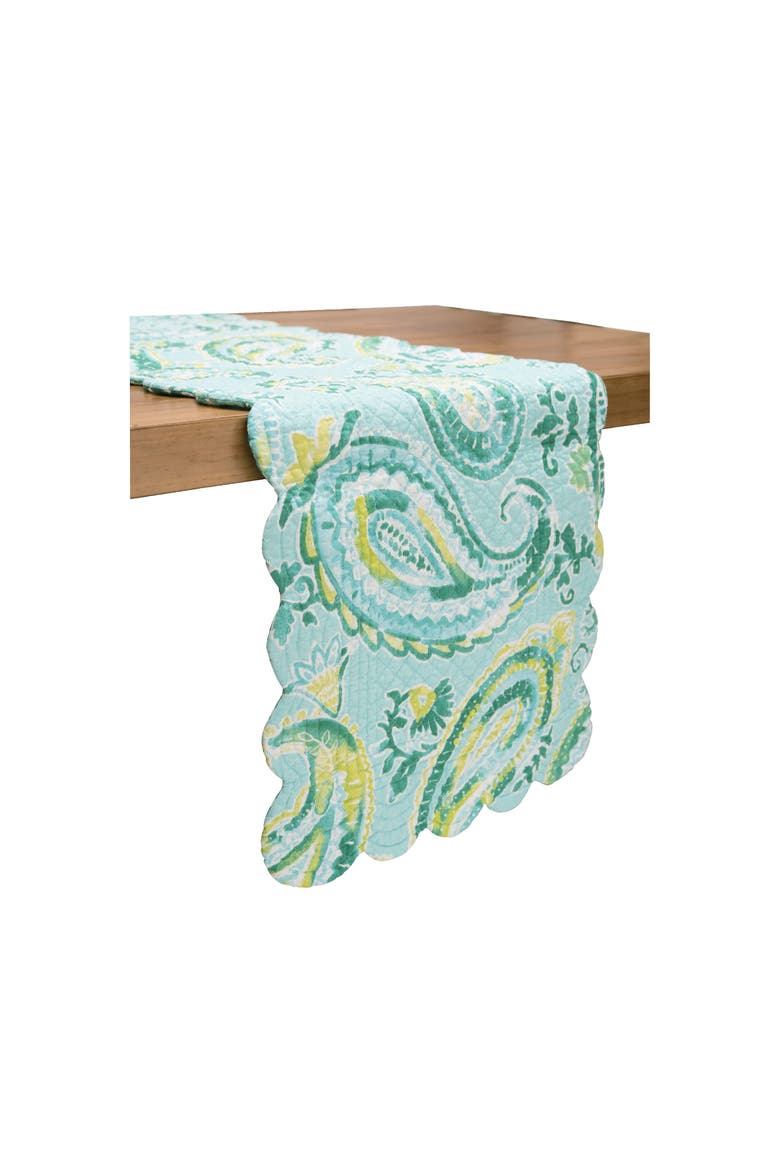Jade Dining Table Runner, Alternate, color, Blue