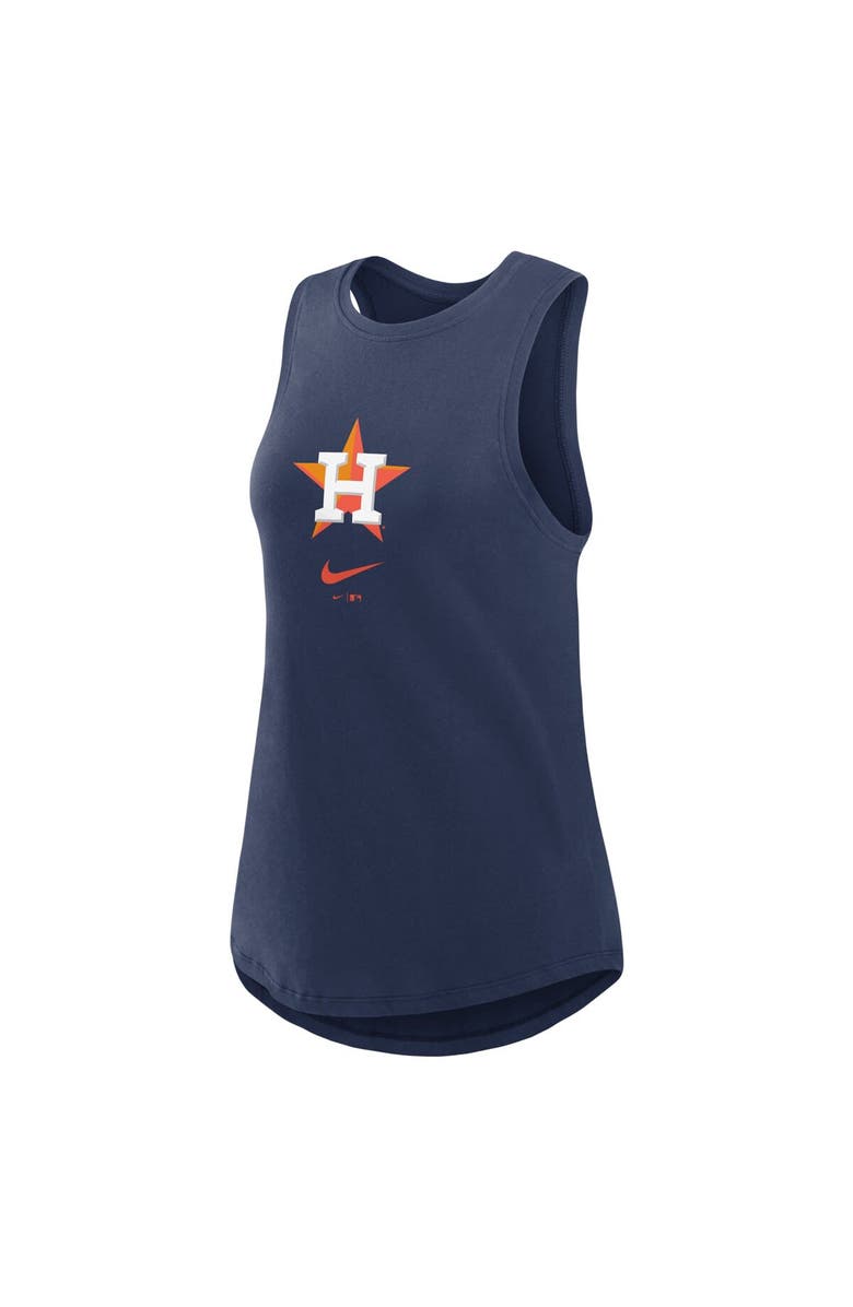 Nike Women's Nike Navy Houston Astros Legacy Icon High Neck Fashion Tank Top, Alternate, color, Navy