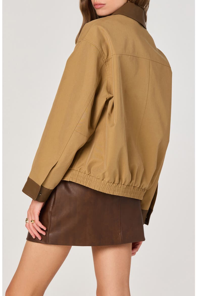 Contrast Collar Jacket, Alternate, color, CAMEL