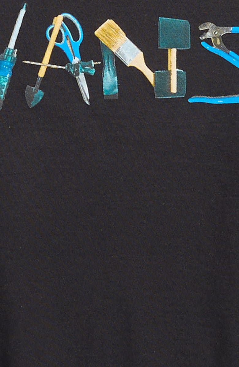 Vans Kids' Wall Fix Long Sleeve Graphic T-Shirt, Alternate, color, Black