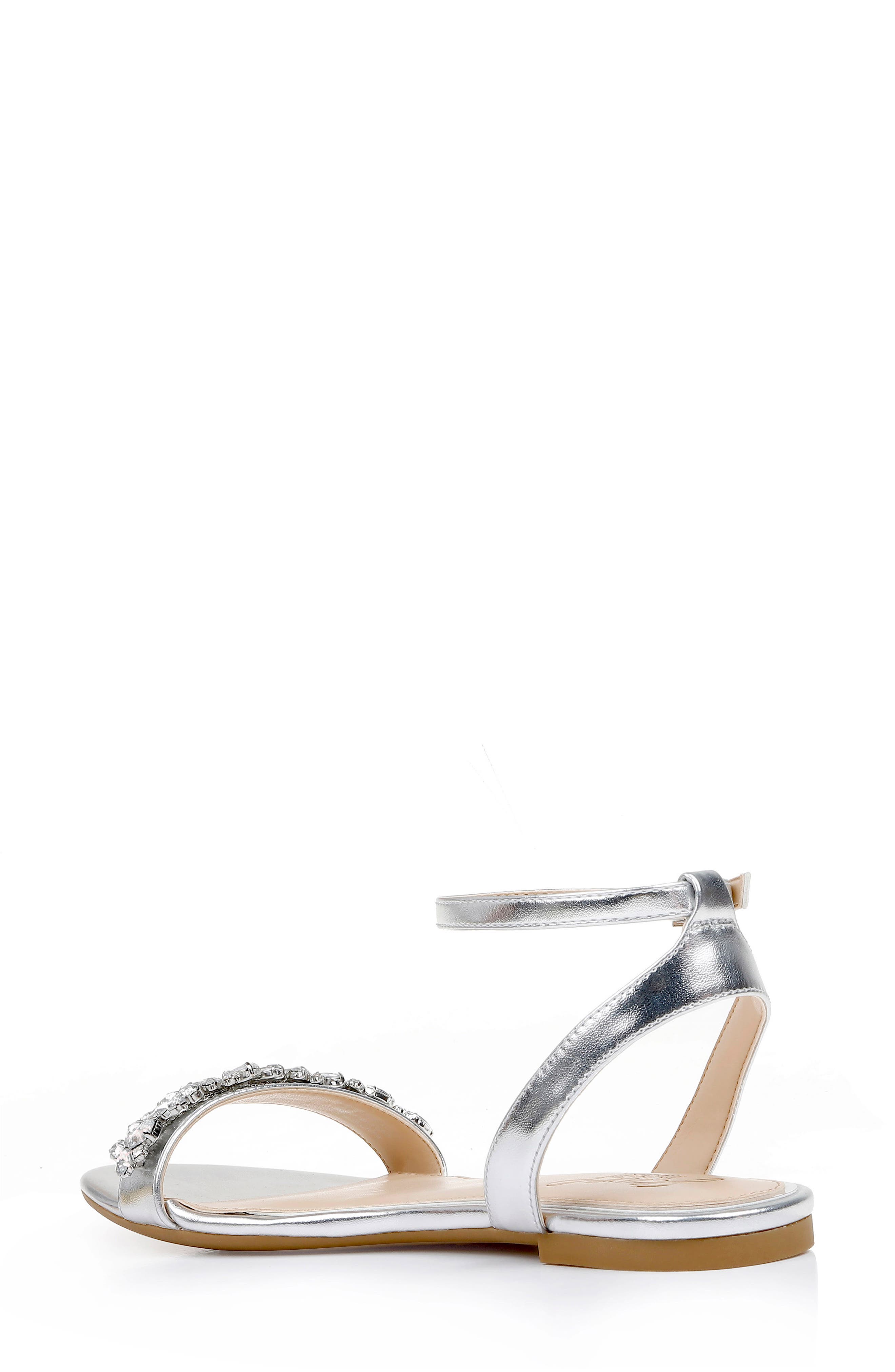 Jewel Badgley Mischka Ohara Ankle Strap Sandal, Alternate, color, 