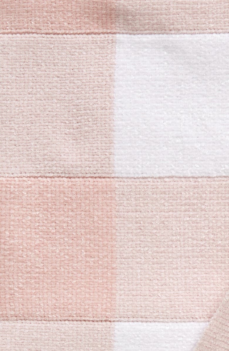 Nordstrom Chenille Baby Blanket, Alternate, color, Pink Lotus Gingham